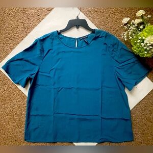 Eileen Fisher Women's Blue Top Blouse
